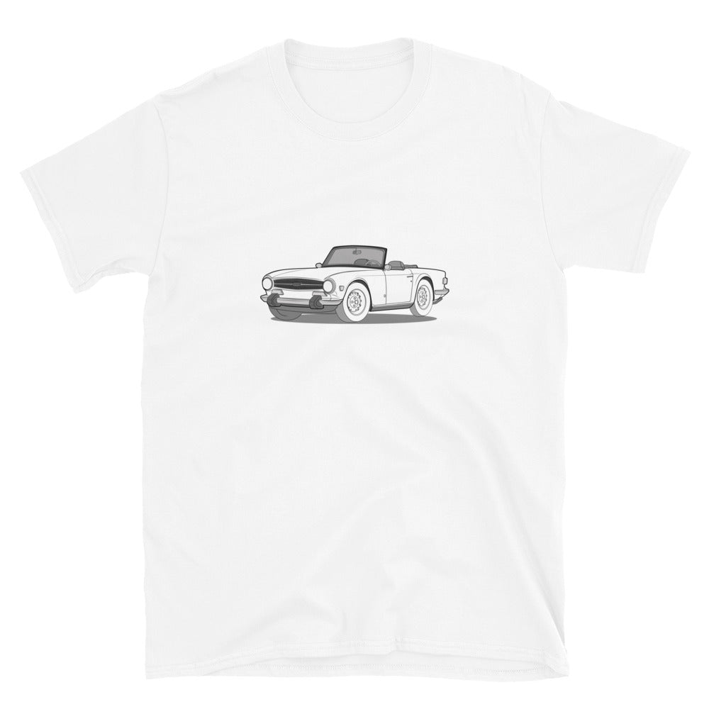 1974 Triumph TR6 Double Sided Unisex T-Shirt (3 Colors Available)