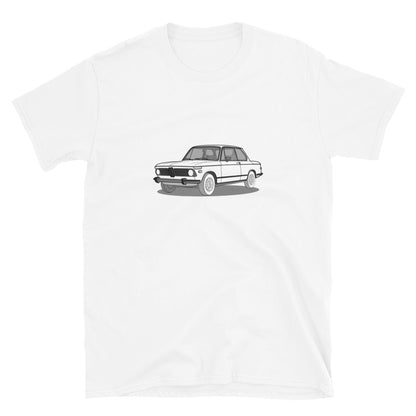 1973 BMW 2002 Front Side Unisex T-Shirt (3 Colors Available)