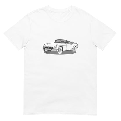 1973 MG B Front Side Unisex T-Shirt (3 Colors Available)