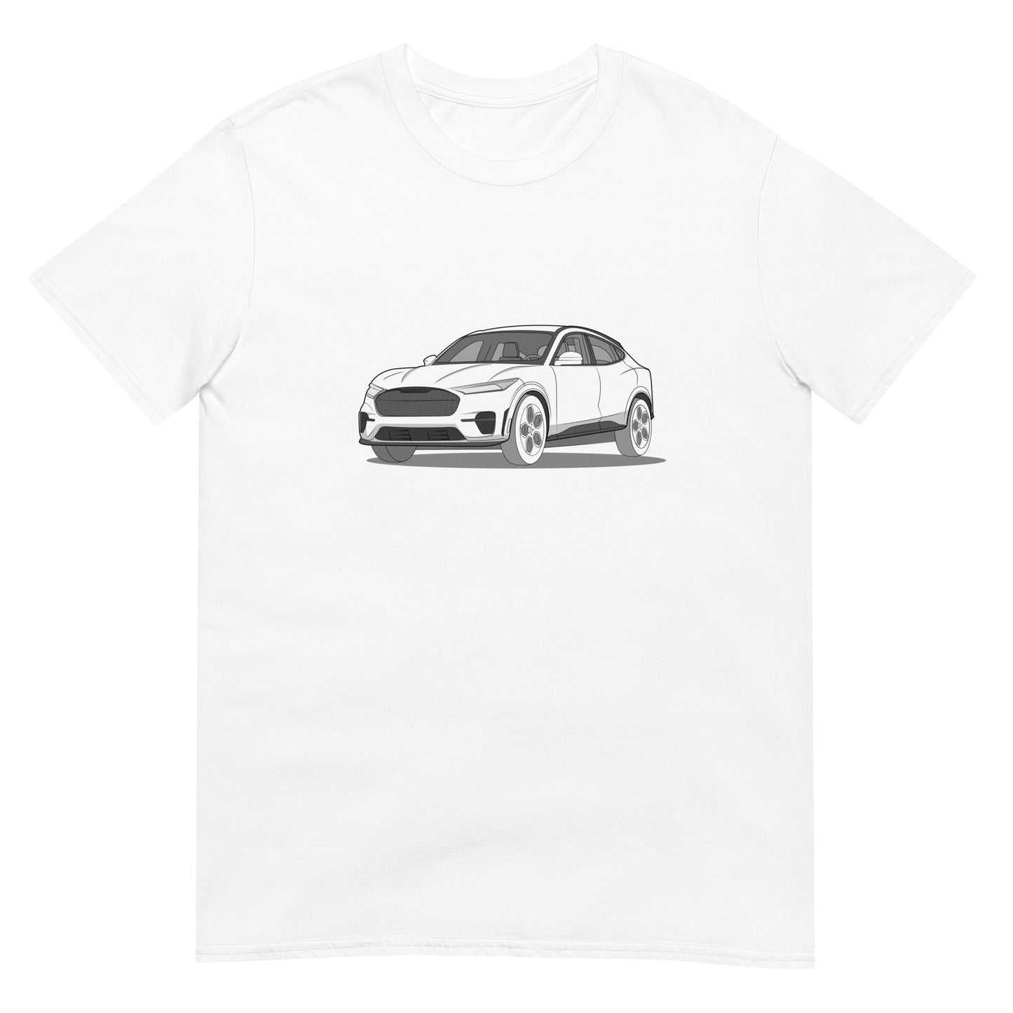 2021 Ford Mustang Mach-E GT Front Side Unisex T-Shirt (3 Colors Available)