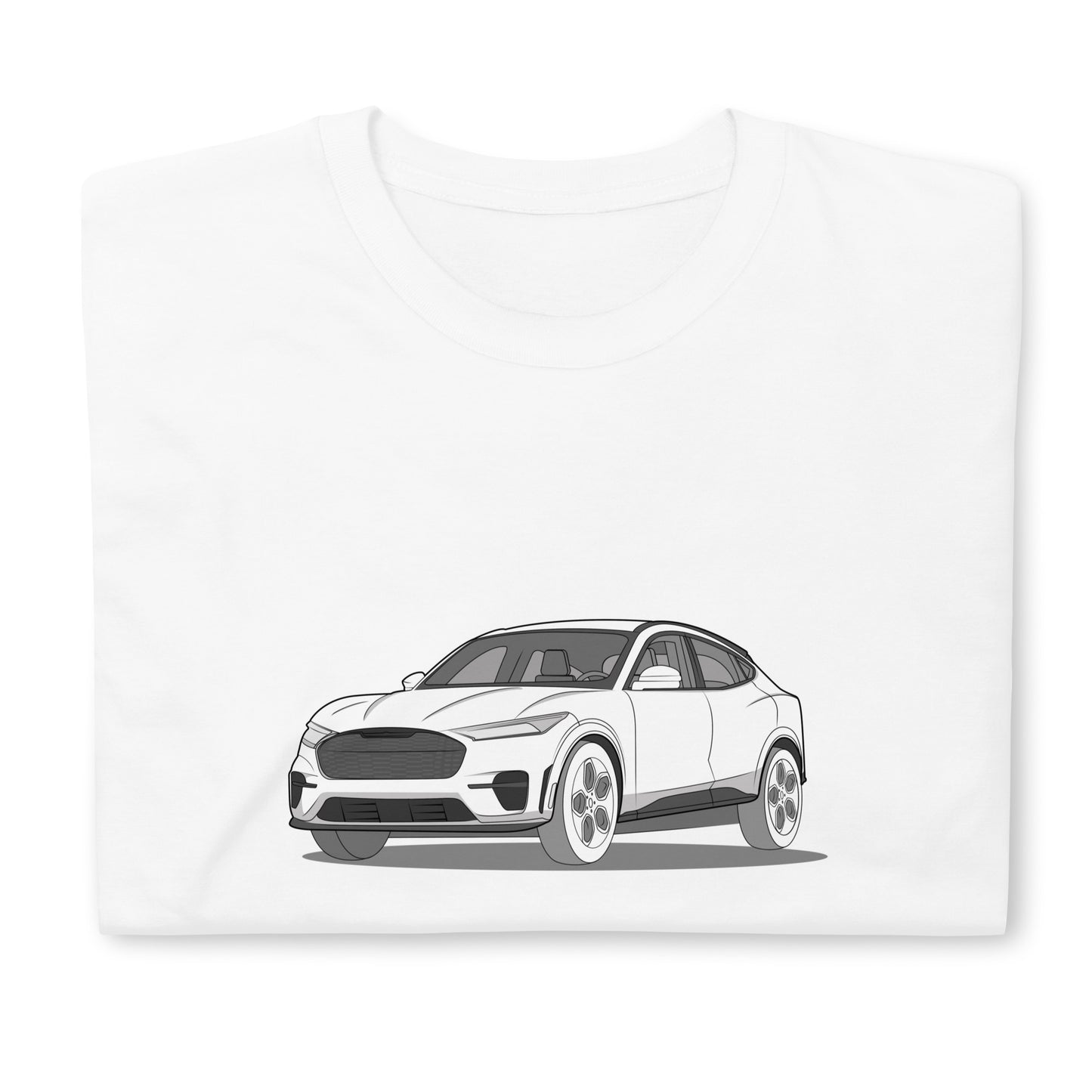 2021 Ford Mustang Mach-E GT Front Side Unisex T-Shirt (3 Colors Available)
