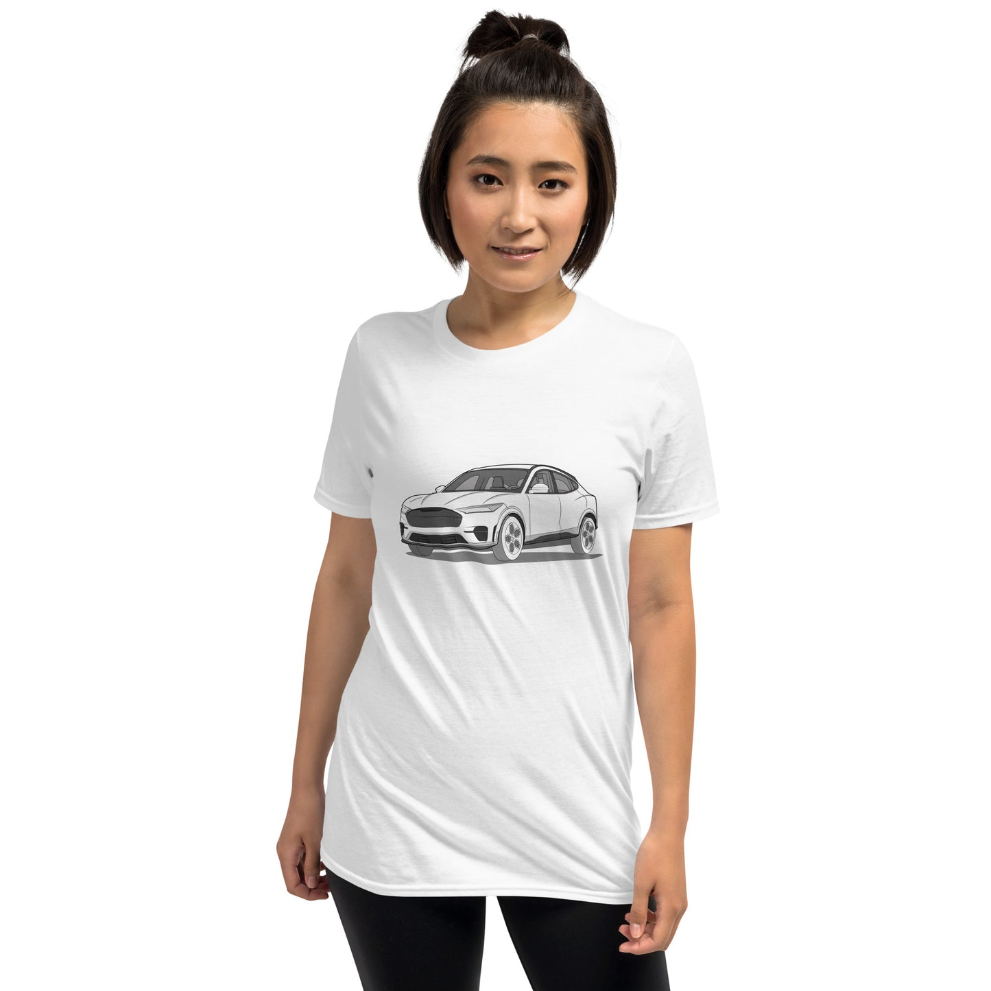 2021 Ford Mustang Mach-E GT Front Side Unisex T-Shirt (3 Colors Available)