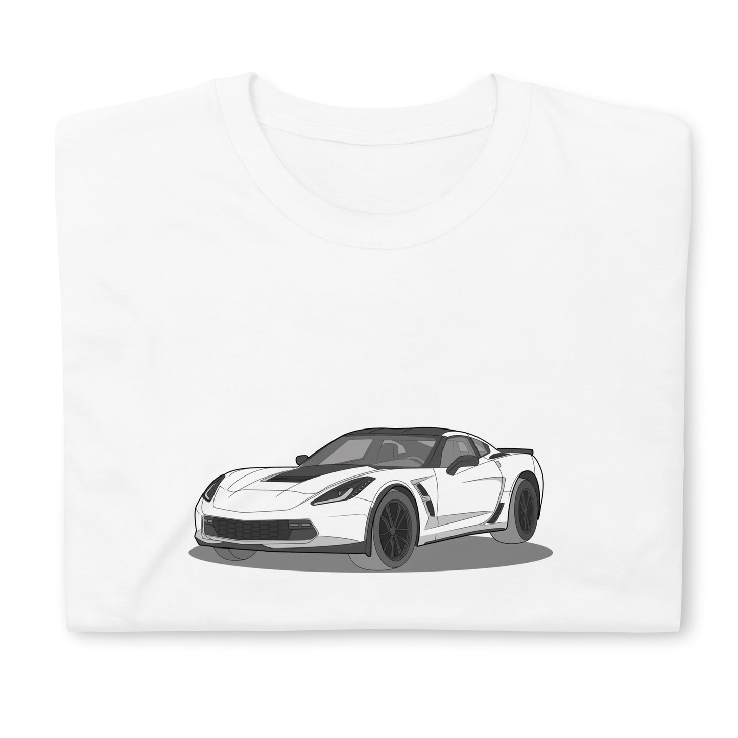 2019 Chevy Corvette Grand Sport Coupe Front Side Unisex T-Shirt ( 3 Colors Available)
