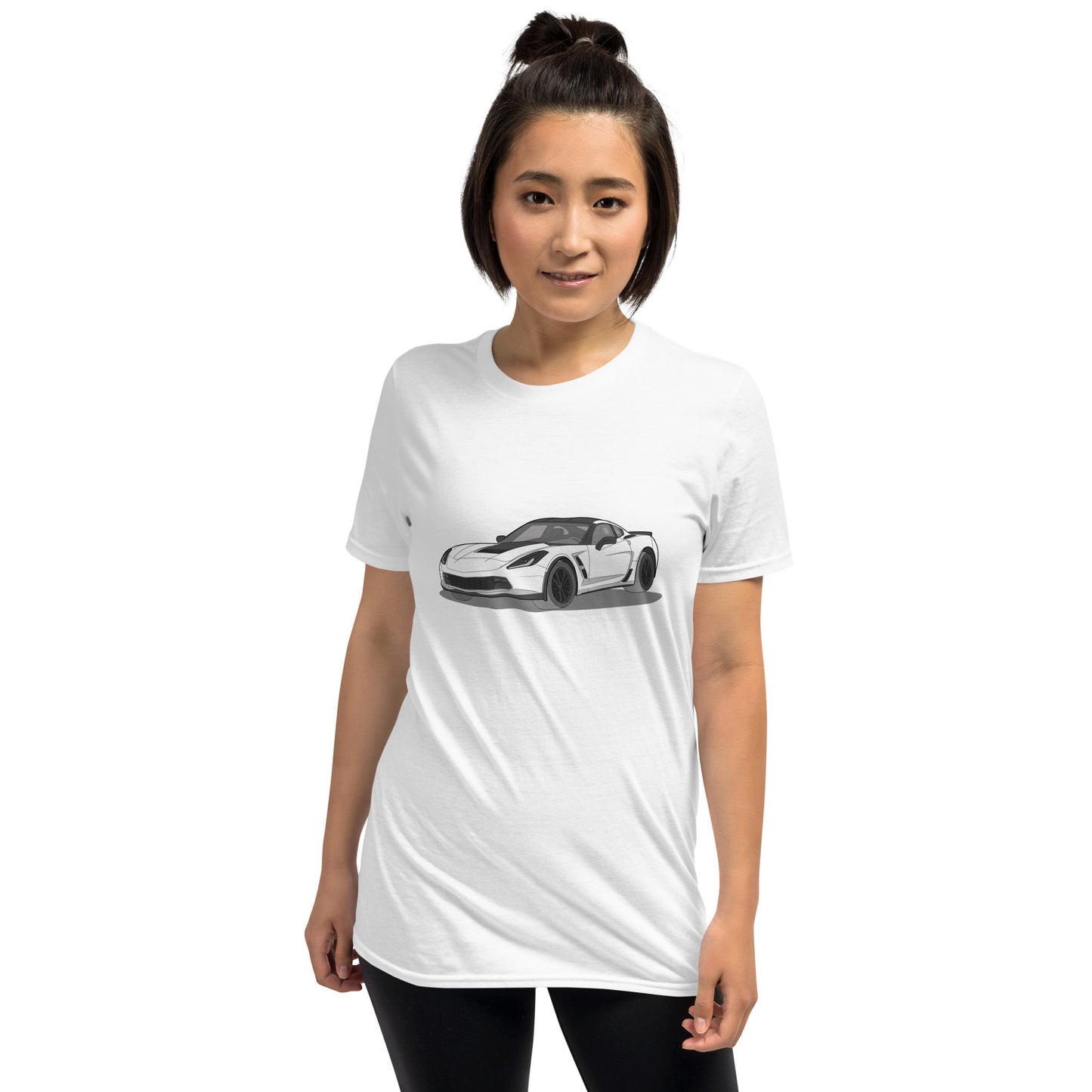 2019 Chevy Corvette Grand Sport Coupe Front Side Unisex T-Shirt ( 3 Colors Available)