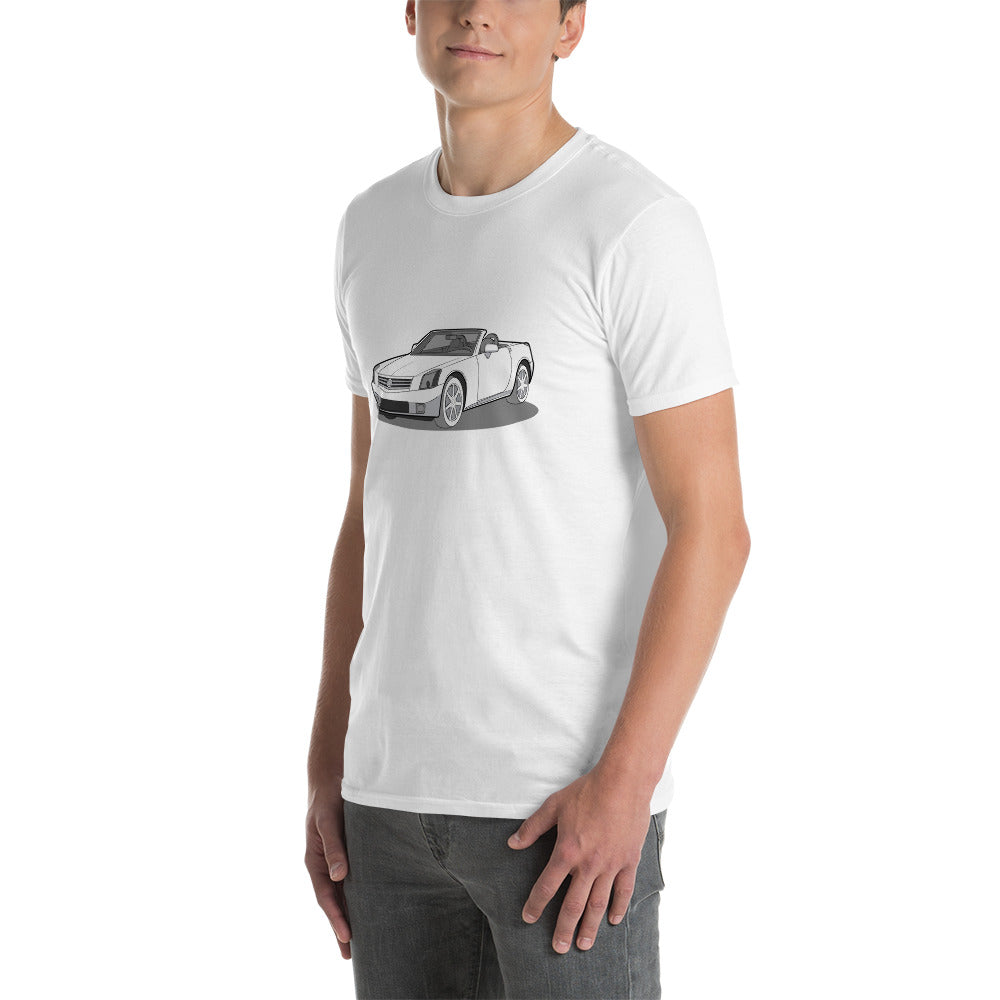2006 XLR Front Side Unisex T-Shirt For Cadillac Enthusiasts (3 Colors Available)