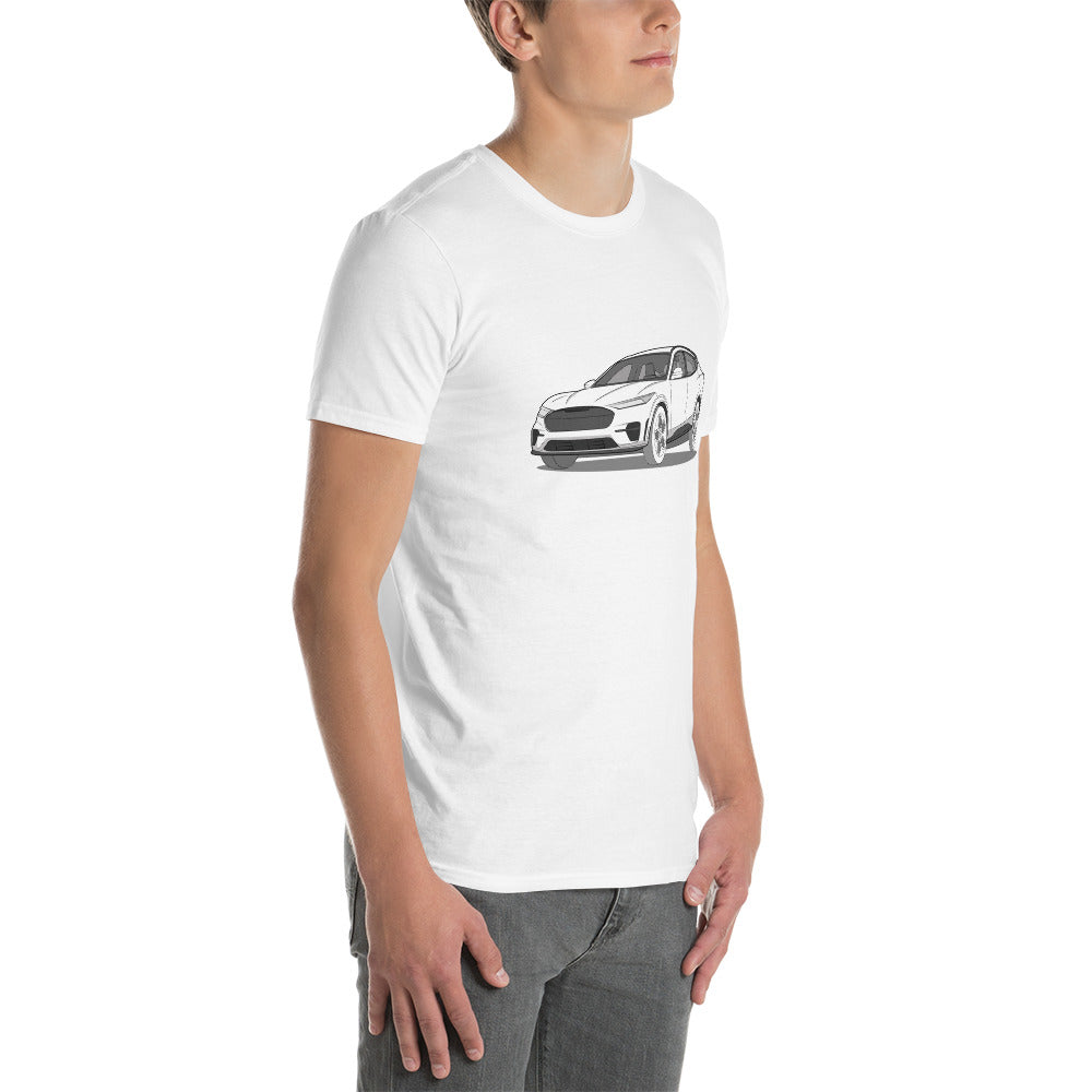 2021 Ford Mustang Mach-E GT Front Side Unisex T-Shirt (3 Colors Available)