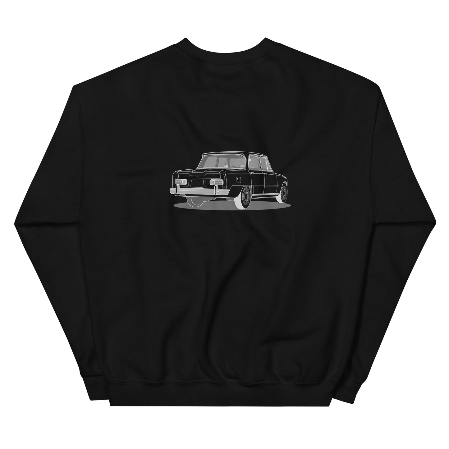 1967 Alfa Romeo Giulia Super Sedan Double Sided Unisex Sweatshirt (2 Colors Available)