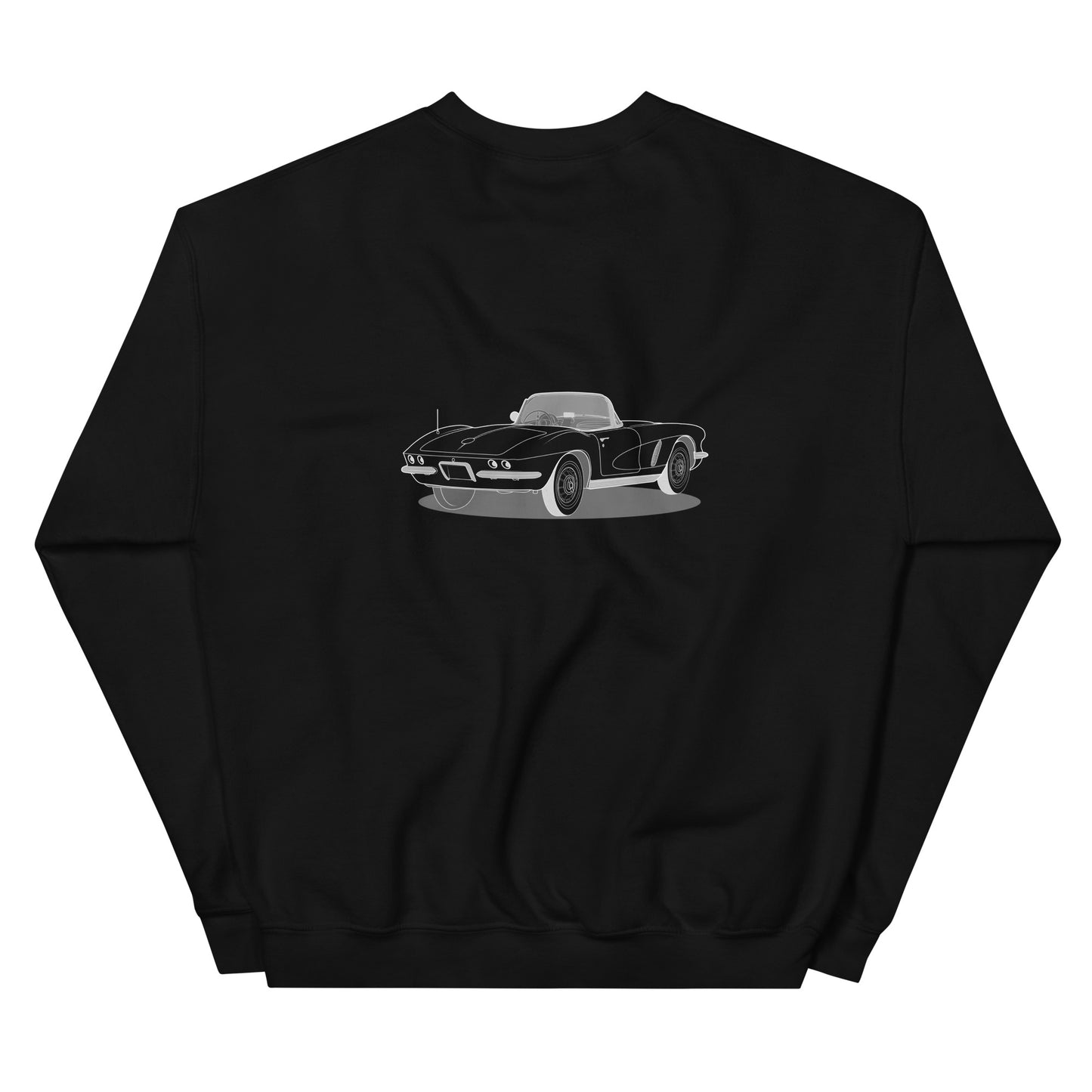 1962 Chevrolet Corvette C1 Double Sided Unisex Sweatshirt (2 Colors Available)