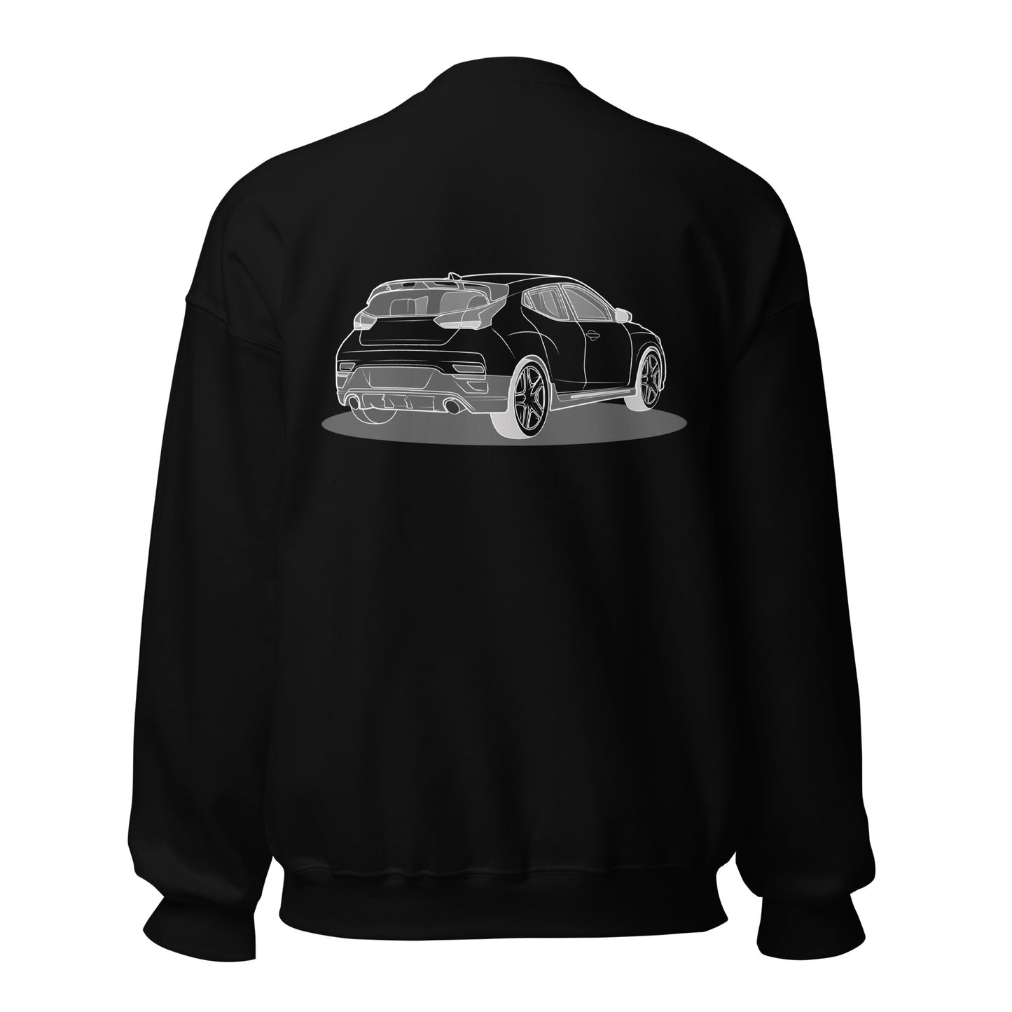2021 Veloster N Double Sided Unisex Sweatshirt For Hyundai Enthusiasts (2 Colors Available)