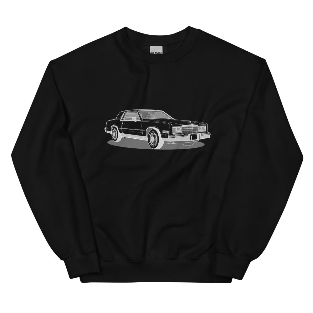 1985 Cadillac Eldorado Front Side Unisex Sweatshirt (2 Colors Available)