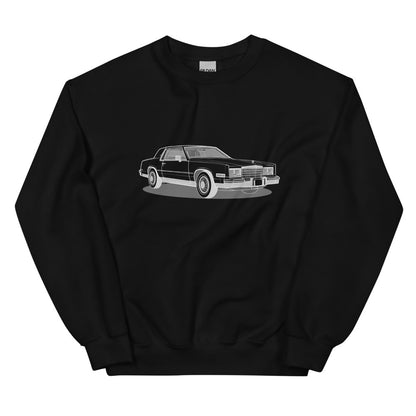 1985 Cadillac Eldorado Front Side Unisex Sweatshirt (2 Colors Available)