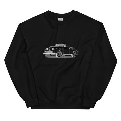 1939 Buick Special 46C Convertible Front Side Unisex Sweatshirt (2 Colors Available)