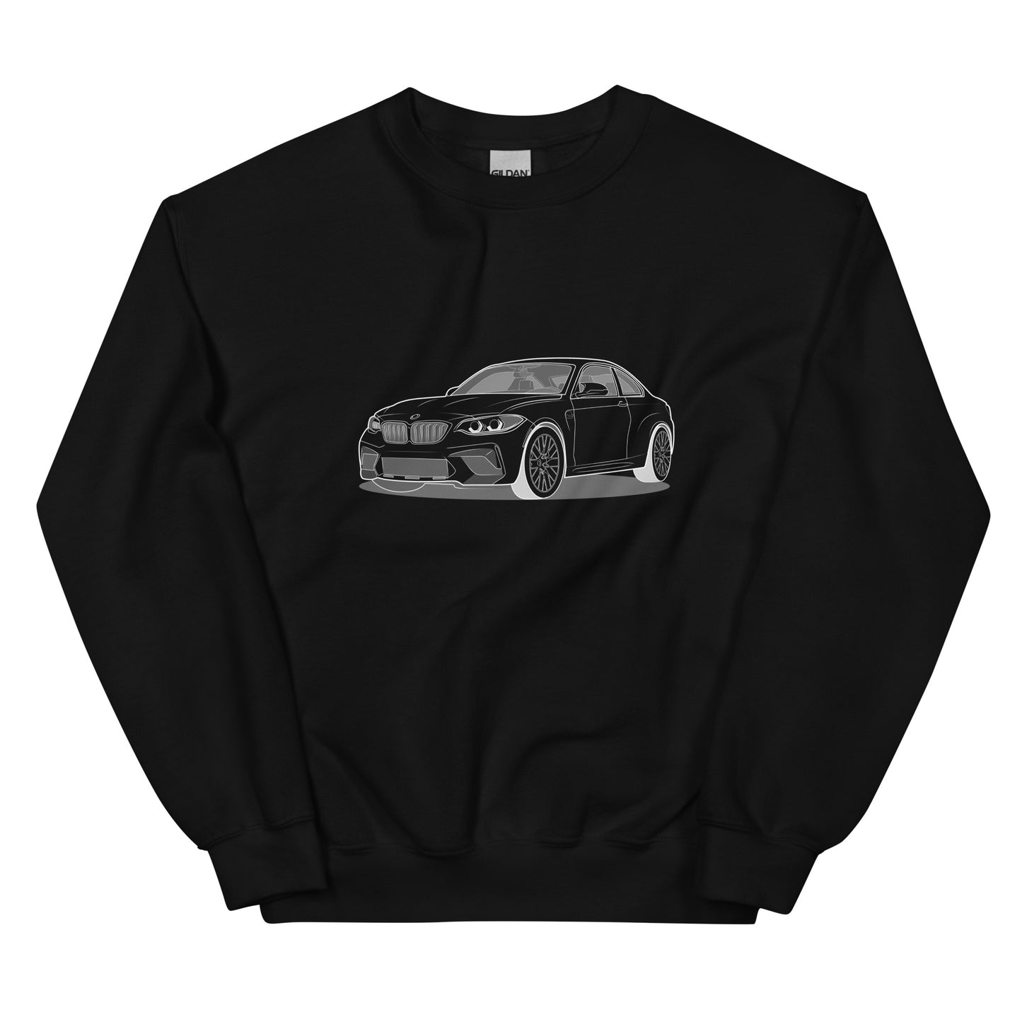 2020 BMW M2 F87 Coupe Front Side Unisex Sweatshirt (2 Colors Available)