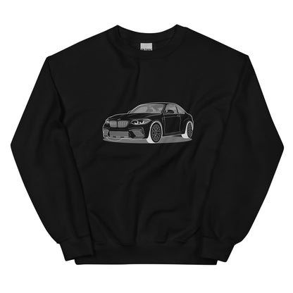 2020 BMW M2 F87 Coupe Front Side Unisex Sweatshirt (2 Colors Available)