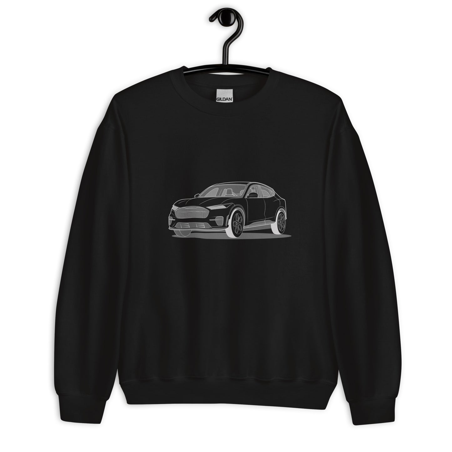 2021 Ford Mustang Mach-E GT Front Side Unisex Sweatshirt (2 Colors Available)