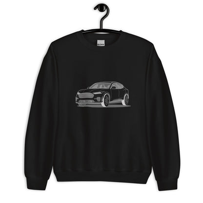 2021 Ford Mustang Mach-E GT Front Side Unisex Sweatshirt (2 Colors Available)