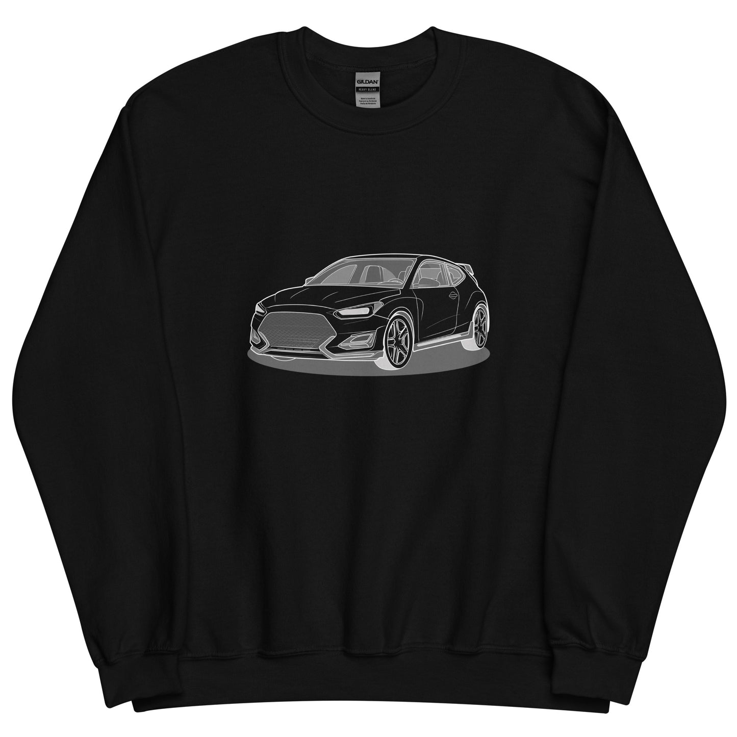 2021 Veloster N Double Sided Unisex Sweatshirt For Hyundai Enthusiasts (2 Colors Available)