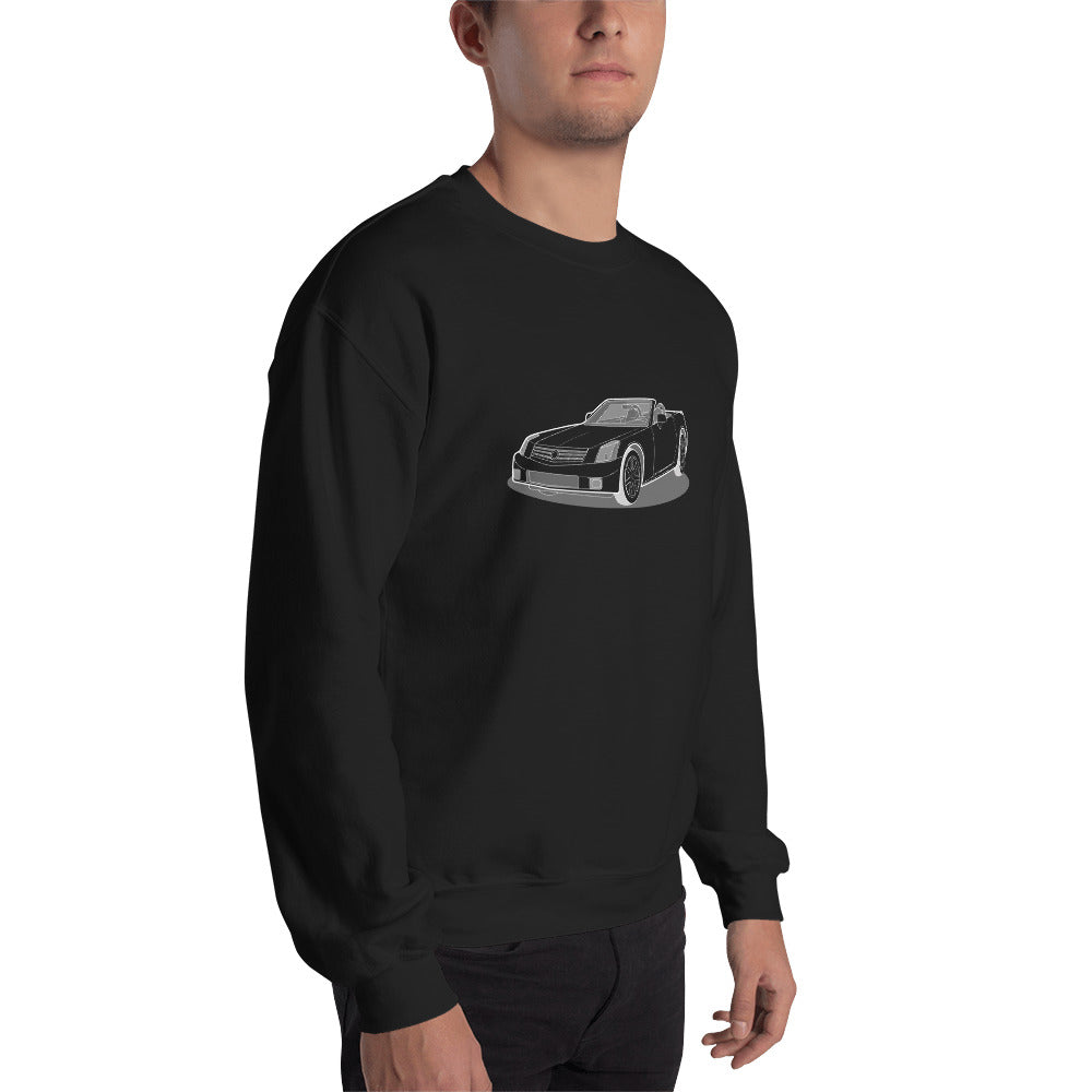 2006 XLR Front Side Unisex Sweatshirt For Cadillac Enthusiasts (2 Colors Available)