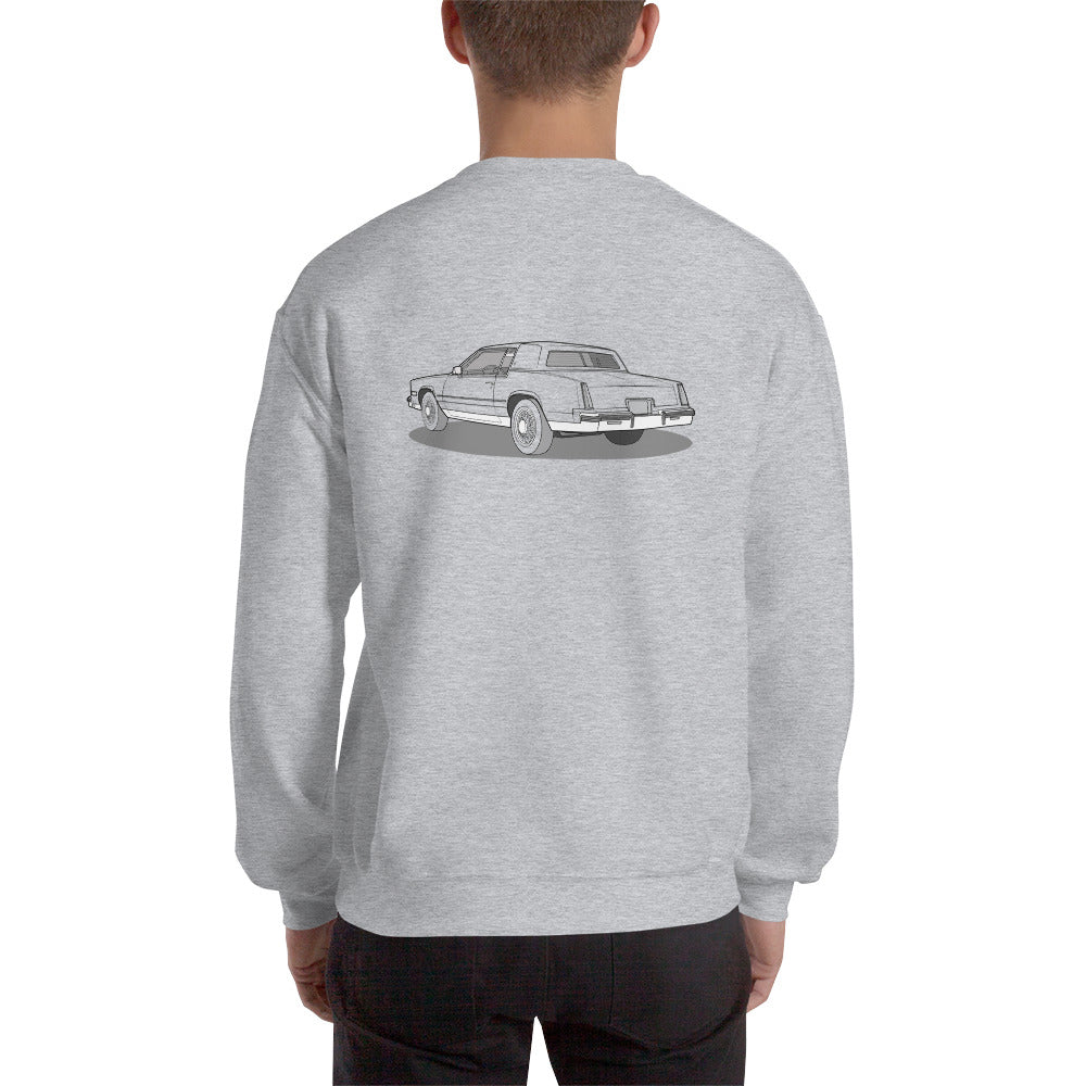 1985 Cadillac Eldorado Double Sided Unisex Sweatshirt (2 Colors Available)