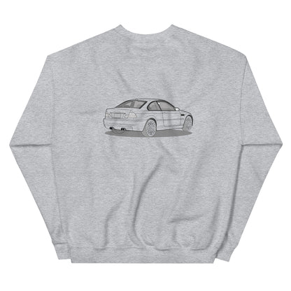2006 BMW E46 M3 Coupe Double Sided Unisex Sweatshirt (2 Colors Available)