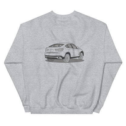 2016 BMW X6 XDrive 40D F16 Double Sided Unisex Sweatshirt (2 Colors Available)