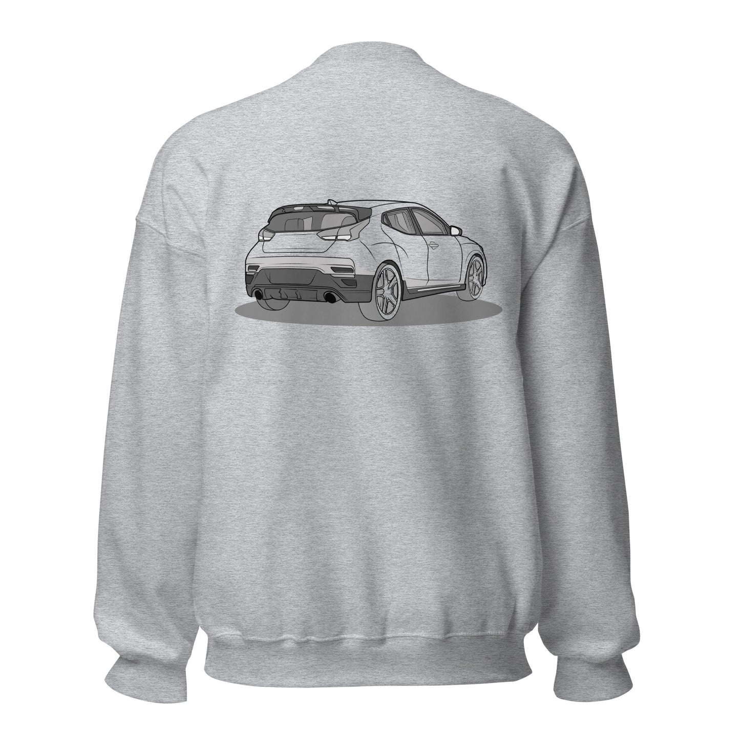 2021 Veloster N Double Sided Unisex Sweatshirt For Hyundai Enthusiasts (2 Colors Available)