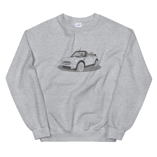 2005 Mini Cooper Convertible R52 Double Sided Unisex Sweatshirt (2 Colors Available)