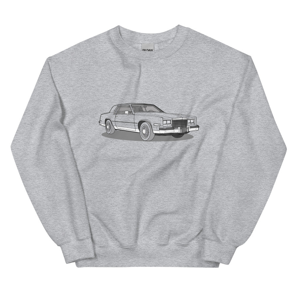 1985 Cadillac Eldorado Double Sided Unisex Sweatshirt (2 Colors Available)
