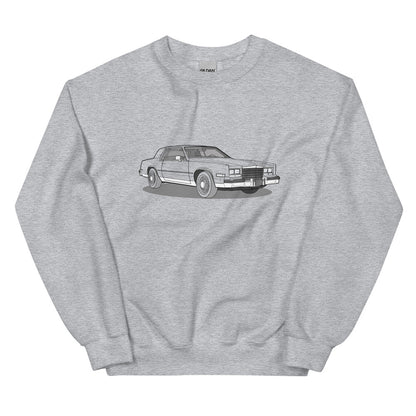 1985 Cadillac Eldorado Double Sided Unisex Sweatshirt (2 Colors Available)