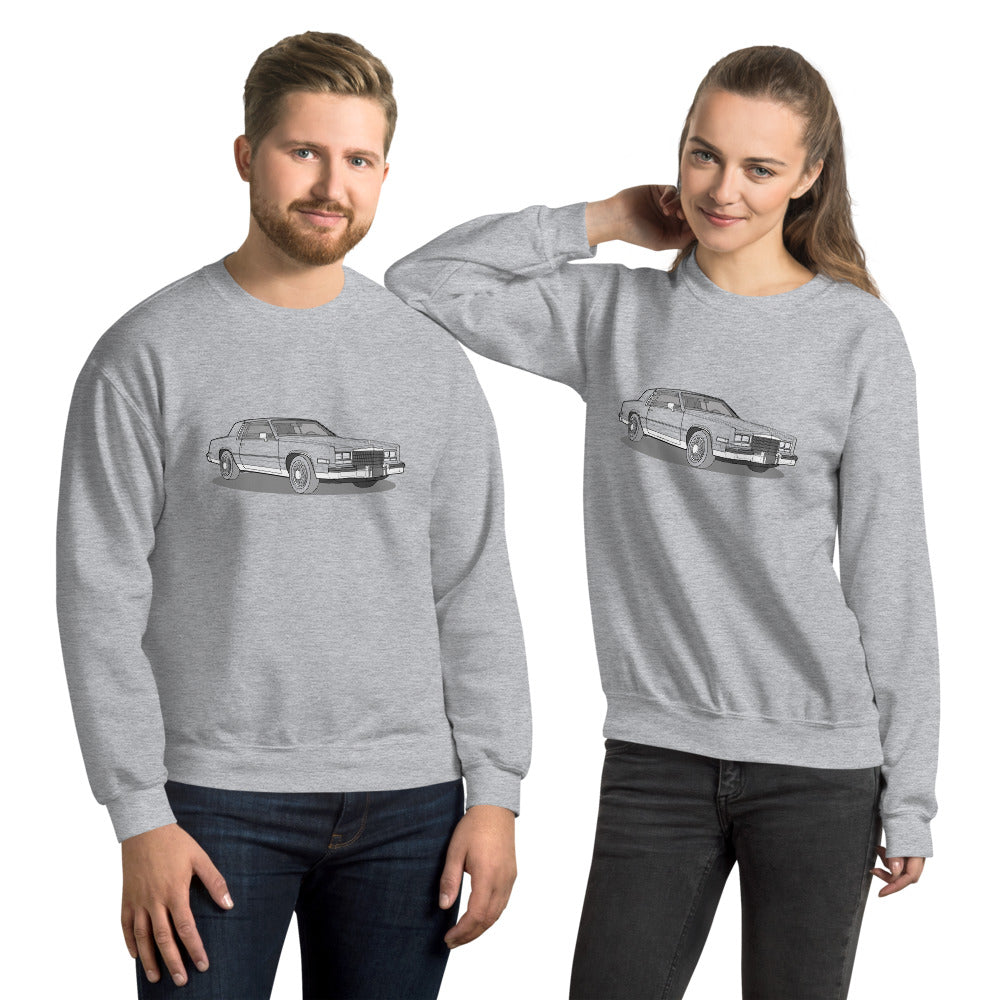 1985 Cadillac Eldorado Double Sided Unisex Sweatshirt (2 Colors Available)