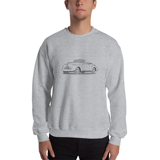 1939 Buick Special 46C Convertible Front Side Unisex Sweatshirt (2 Colors Available)