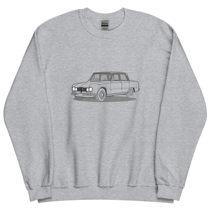 1967 Alfa Romeo Giulia Super Sedan Double Sided Unisex Sweatshirt (2 Colors Available)