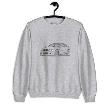 2006 BMW E46 M3 Coupe Double Sided Unisex Sweatshirt (2 Colors Available)