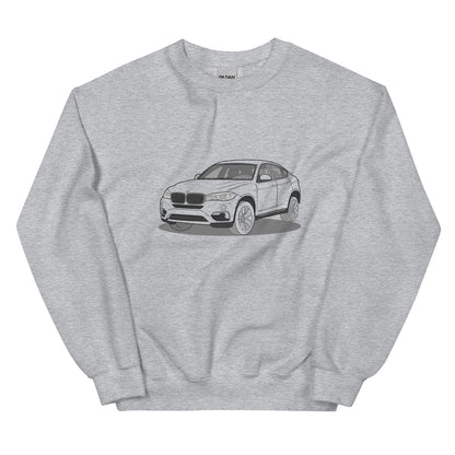 2016 BMW X6 XDrive 40D F16 Double Sided Unisex Sweatshirt (2 Colors Available)