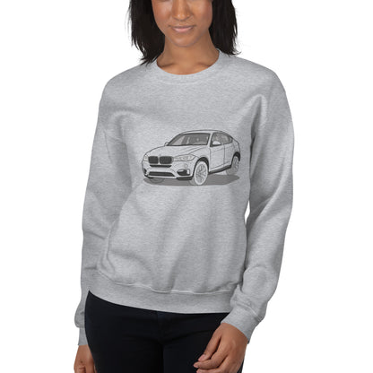 2016 BMW X6 XDrive 40D F16 Double Sided Unisex Sweatshirt (2 Colors Available)
