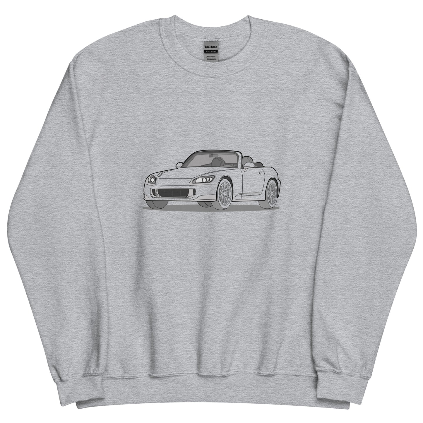 2007 Honda S2000 Front Side Unisex Sweatshirt (2 Colors Available)