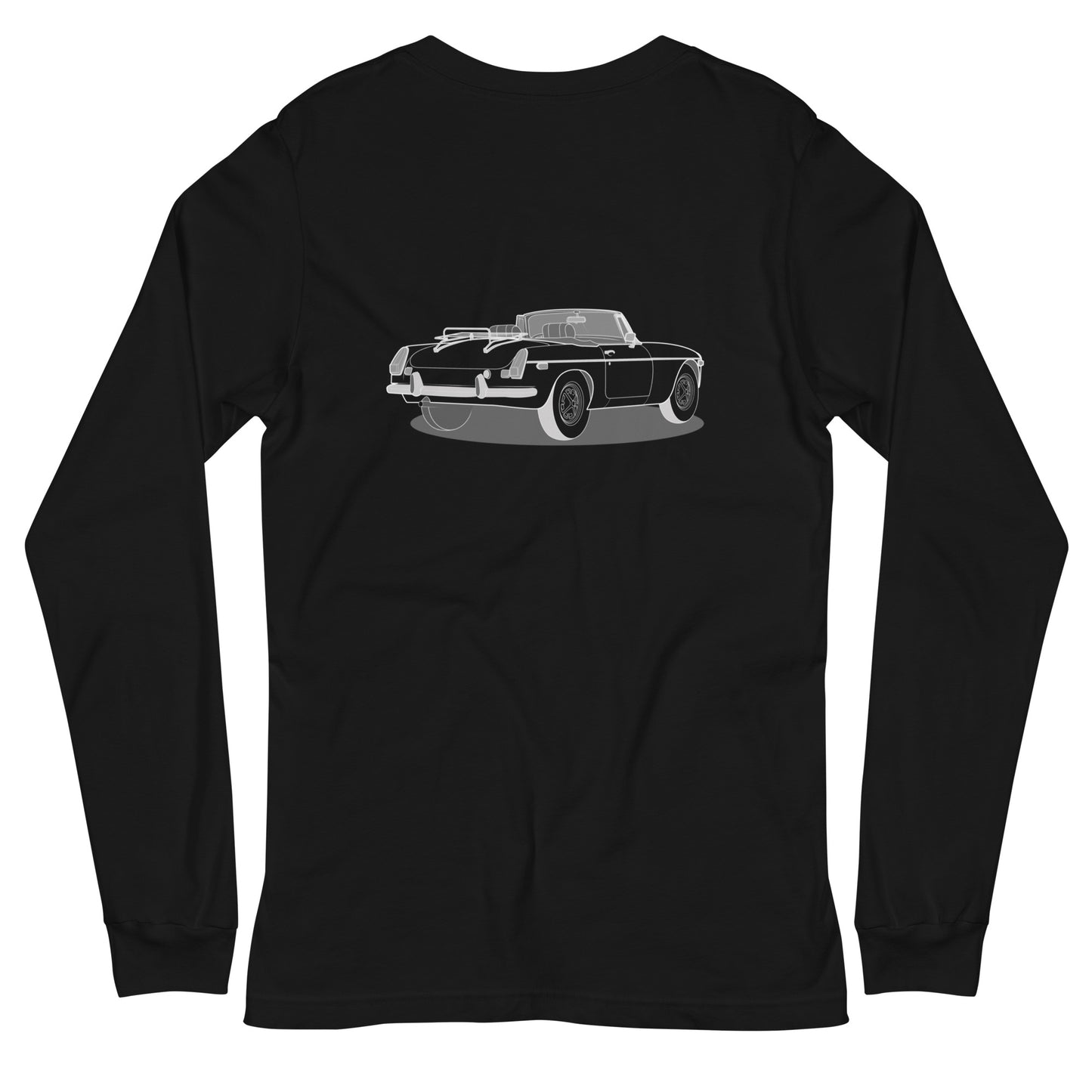 1973 MG B Premium Double Sided Unisex Long-Sleeve Shirt (3 Colors Available)