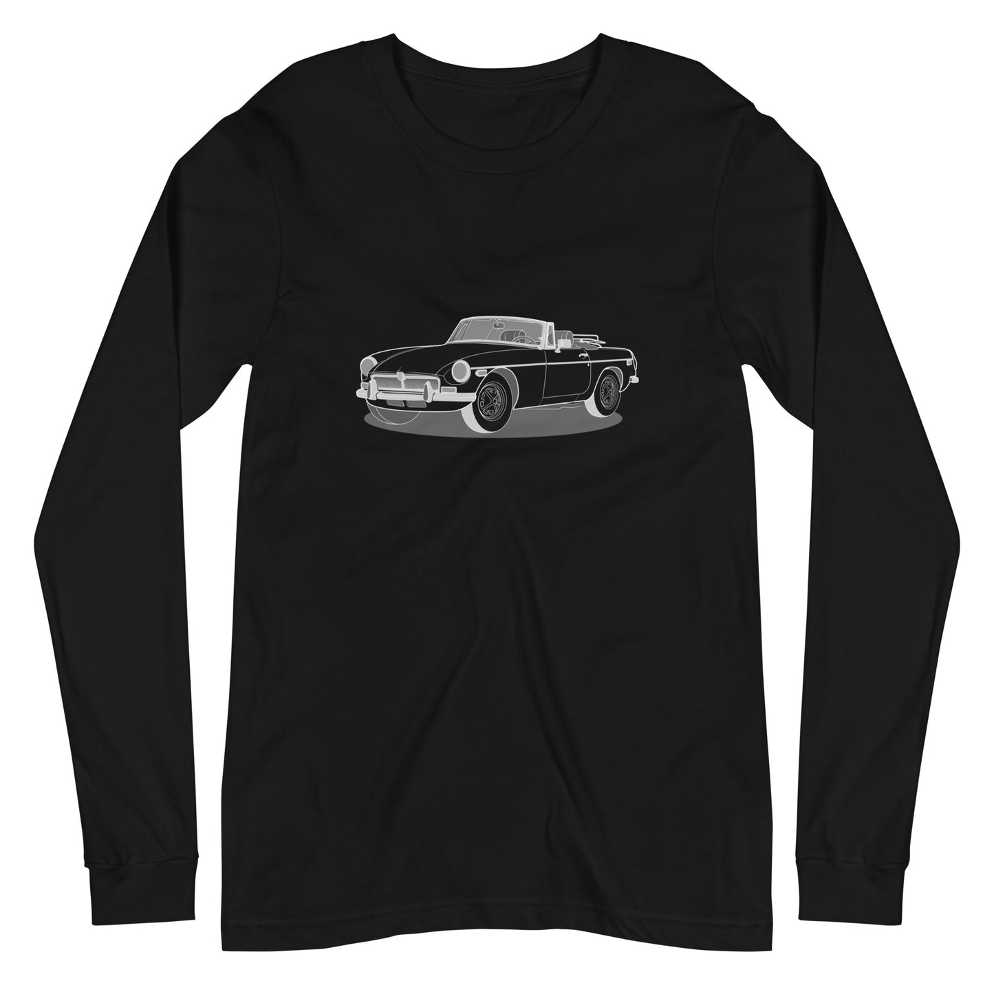 1973 MG B Premium Double Sided Unisex Long-Sleeve Shirt (3 Colors Available)