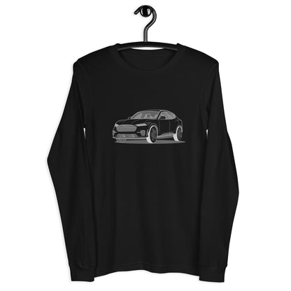 2021 Ford Mustang Mach-E GT Premium Front Side Unisex Long-Sleeve Shirt (3 Colors Available)