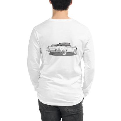 1973 MG B Premium Double Sided Unisex Long-Sleeve Shirt (3 Colors Available)