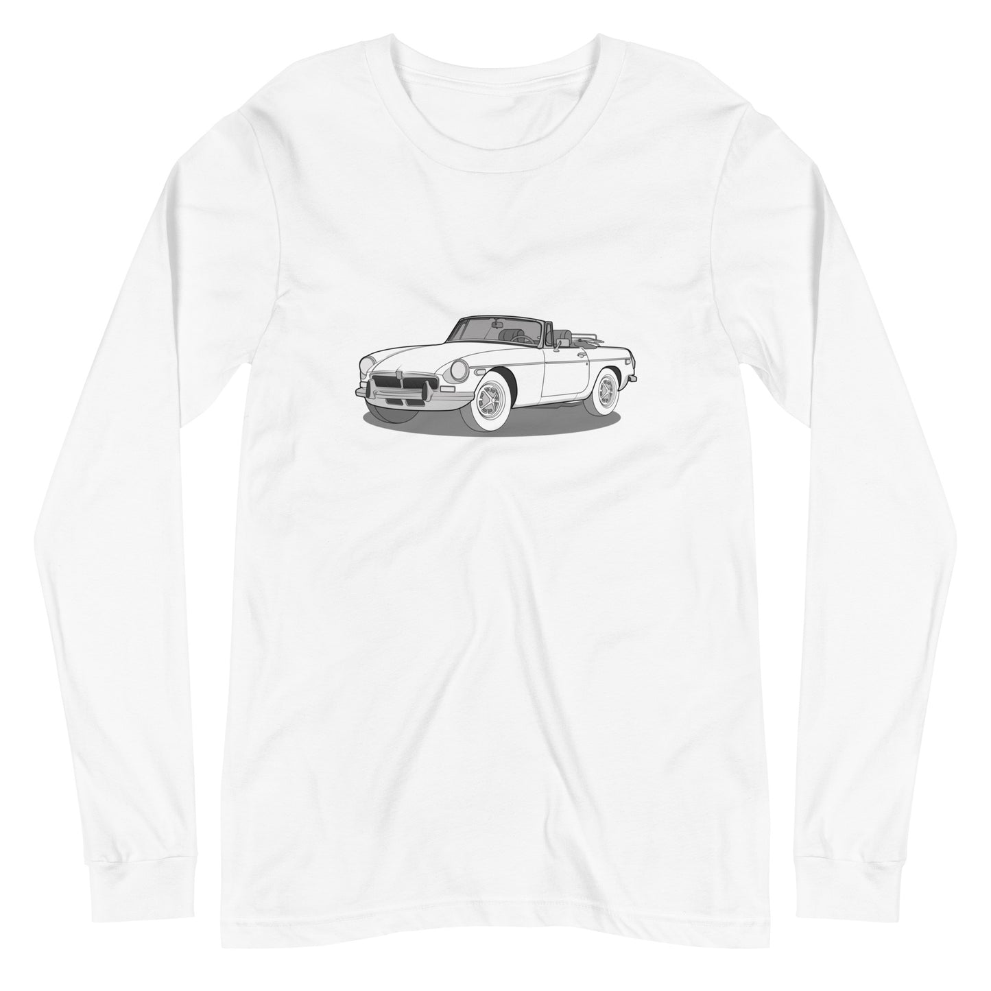 1973 MG B Premium Double Sided Unisex Long-Sleeve Shirt (3 Colors Available)