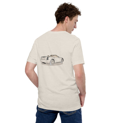 2006 XLR Double Sided Heather Dust Unisex T-Shirt For Cadillac Enthusiasts