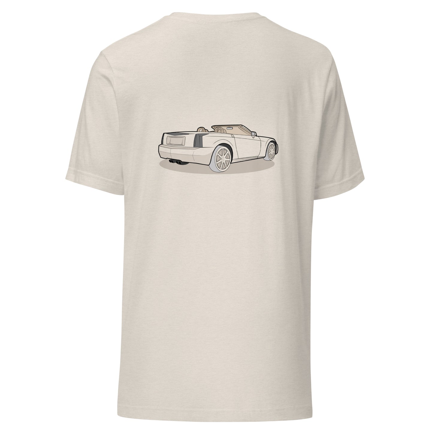 2006 XLR Double Sided Heather Dust Unisex T-Shirt For Cadillac Enthusiasts