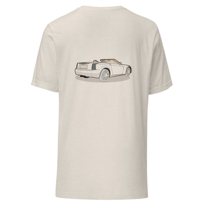 2006 XLR Double Sided Heather Dust Unisex T-Shirt For Cadillac Enthusiasts