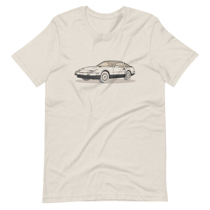 1984 Datsun Nissan 300ZX Turbo Front Side Heather Dust Unisex T-Shirt