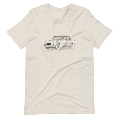 1967 Alfa Romeo Giulia Super Sedan Front Side Heather Dust Unisex T-Shirt