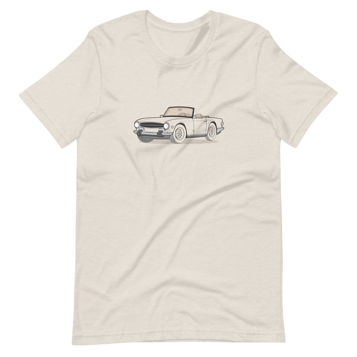 1974 Triumph TR6 Front Side Heather Dust Unisex T-Shirt