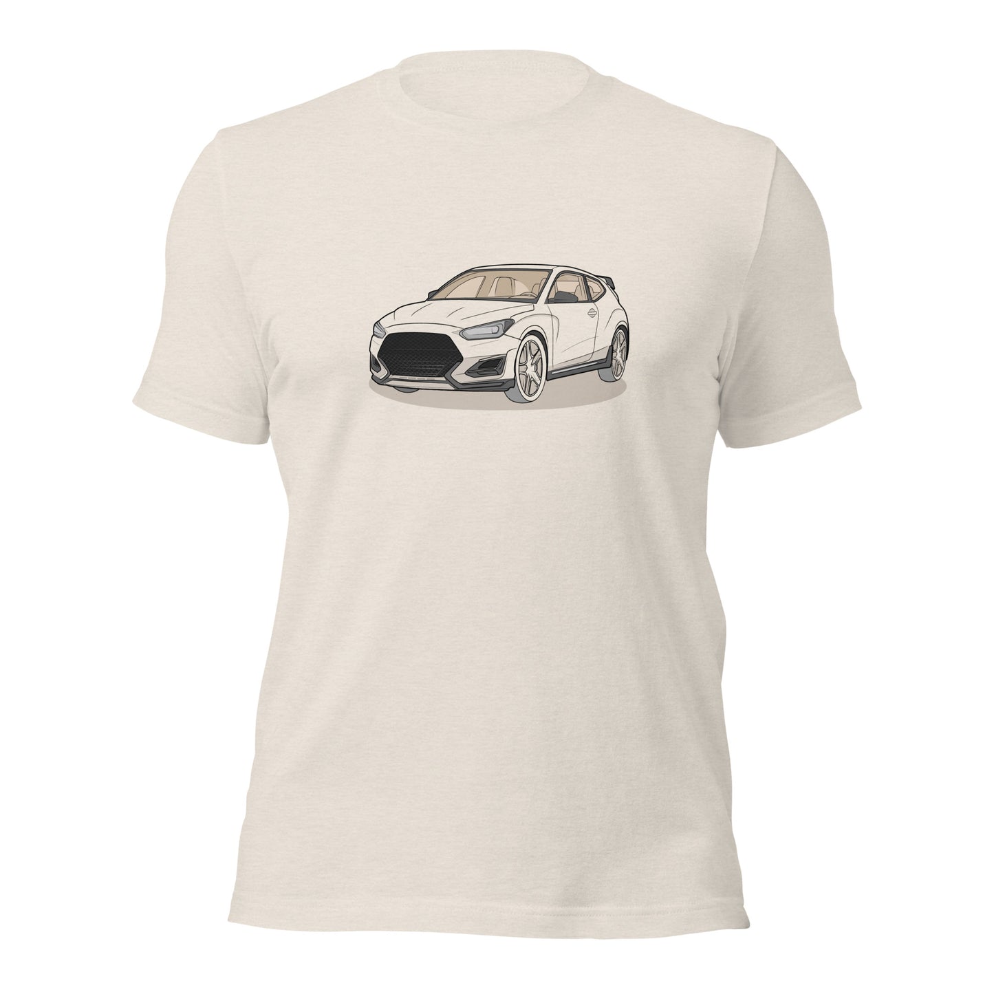 2021 Veloster N Front Side Unisex T-Shirt For Hyundai Enthusiasts