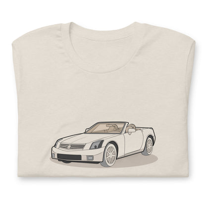 2006 XLR Double Sided Heather Dust Unisex T-Shirt For Cadillac Enthusiasts