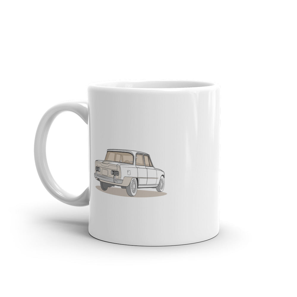 1967 Alfa Romeo Giulia Super Sedan Double Sided 11 oz. Mug